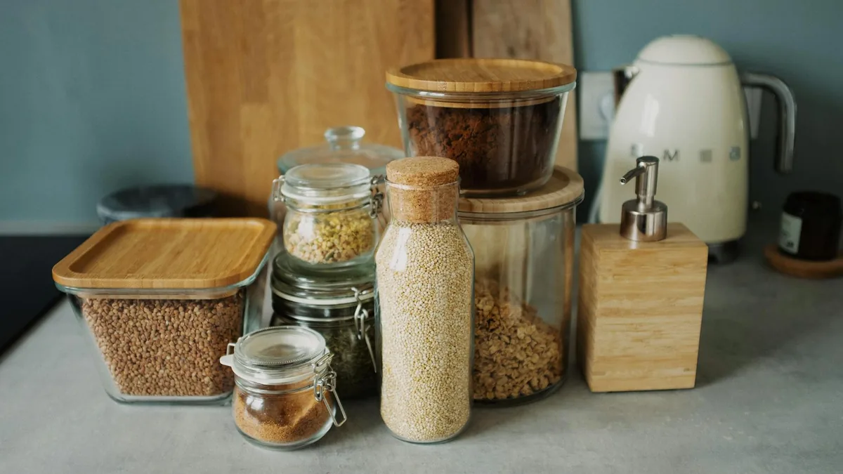 Organized kitchen storage advertisement placeholder